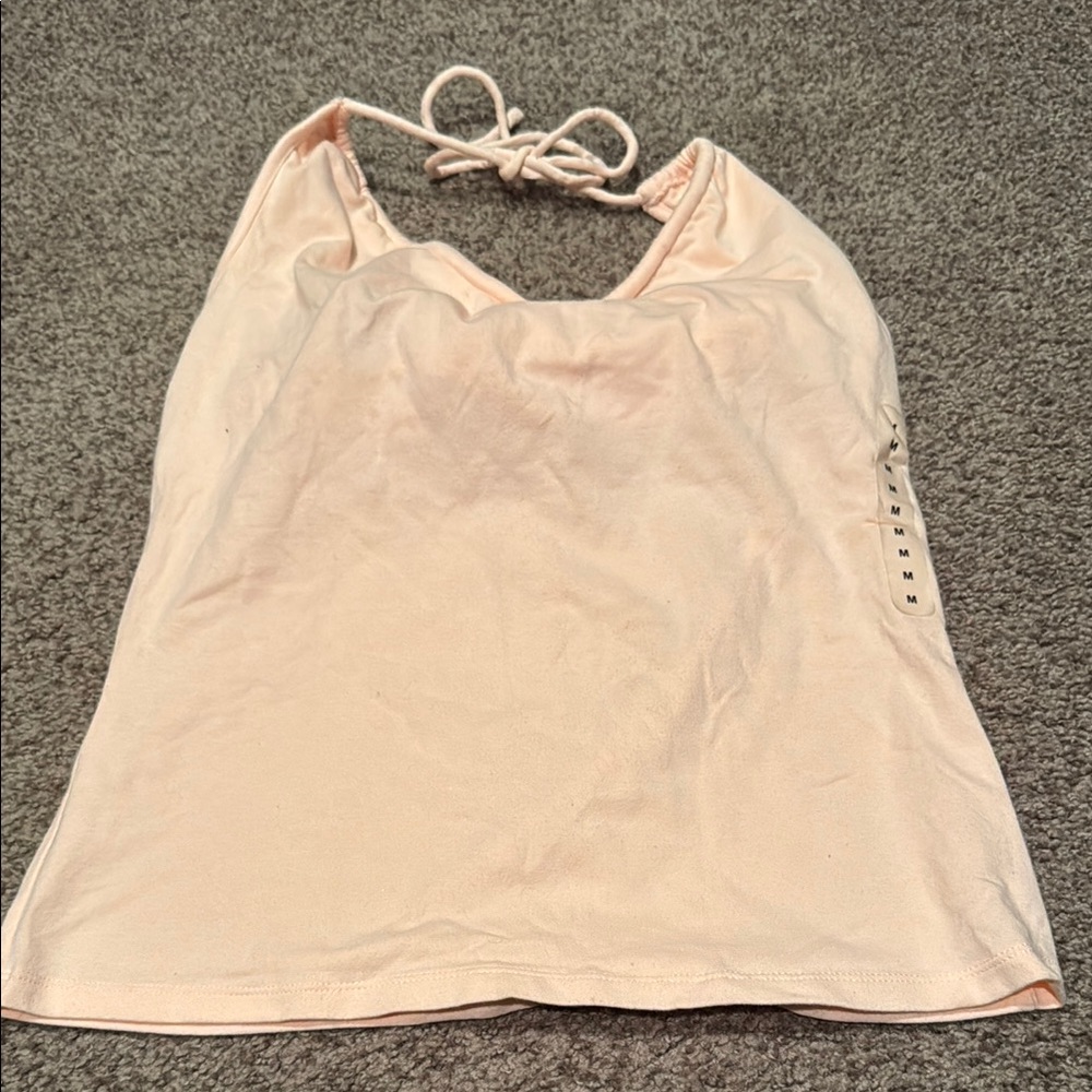 Women's Peach Halter Top